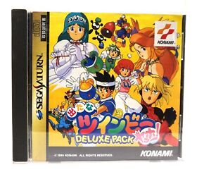 Detana TwinBee Yahho  Deluxe Pack Sega Saturn from japan