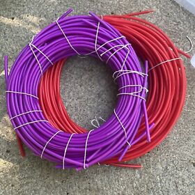 Large Lot Of Knex Red + Purple Track Tube K'nex Screamin Serpent Coaster Part