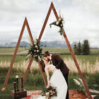 2 Pack Triangle Wooden Wedding Arch Oversized Ceremony Archway Backdrop Frame