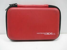 3DS LL -- HORI Hard Pouch for 3DS LL - Red -- Nintendo 3DS LL, JAPAN. 60711