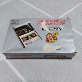 Game & Watch Nintendo  Donkey Kong Jr Panorama CJ-71 Vintage Game w/Box Tested