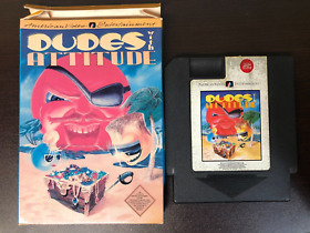 Dudes With Attitude (Nintendo Entertainment System, 1990) NES Cart And Box Only