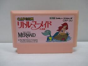 NES -- LITTLE MERMAID -- Action. Famicom, JAPAN Game. CAPCOM. 10922