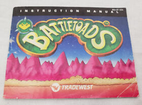 Battletoads 1 NES AUTÉNTICO Manual de Instrucciones originales Nintendo sapos de batalla