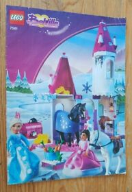LEGO Belville Fairytales 7581 Winter Royal Stables Instruction Manual Booklet