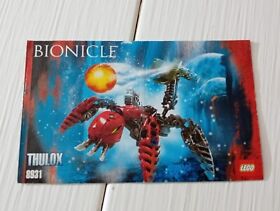 LEGO 8931 BIONICLE, THULOX Building Instructions, Instructions, ONLY INSTRUCTION, 
