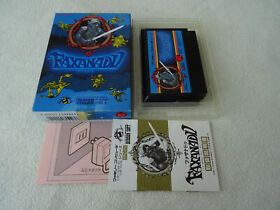 Faxanadu Famicom game with box & booklet Japanese NTSC