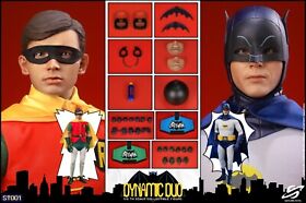 1/6 1966 Batman Robin Figure Set U.S SELLER NOT MINT BOX Saturn Toys Hot Dynamic