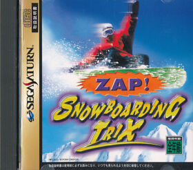 Zap Snowboarding Trix Sega Saturn Japan Import Good/Fair   US SELLER