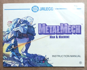 Nintendo NES Instruction Booklet/Manual ONLY - Jaleco - METAL MECH  Man+Machine