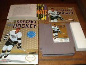 Wayne Gretzky's Hockey White Jersey Variant Complete NES Nintendo