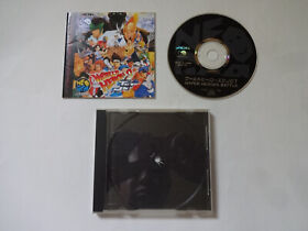 WORLD HEROES 2 JET NEO GEO CD NCD ADK 1994 w/Manual ADCD-007 NTSC-J From Japan