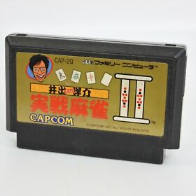 Famicom IDE YOSUKE JISSEN MAHJONG II 2 Cartridge Only Nintendo fc