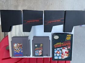 Super Mario Bros with Box Nintendo NES 3 Screw And Dr. Mario Without Box