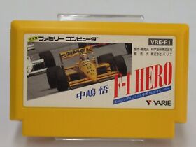 Nakajima Satoru F-1 Hero Cartridge ONLY [Famicom Japanese version]