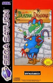 Sega Saturn - Blazing Dragons mit OVP sehr guter Zustand