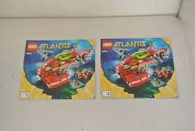 LEGO Atlantis: Manual Instruction Manual - Set 8075 The Neptune Transporter