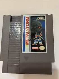Metal Storm (Nintend NES) 1991 Authentic Video Game Cartridge Tested Working USA
