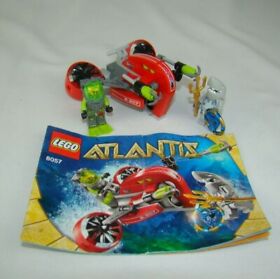Lego Atlantis #8057 Wreck Raider building set complete w/ minifigs & manual 2010