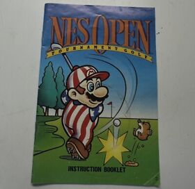 Manual de golf NES Open Tournament solo 
