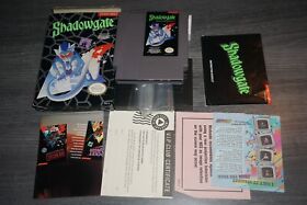 Shadowgate (Nintendo NES) Complete in Box w/ Reg NEAR MINT Shape