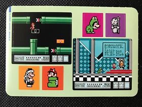 Super Mario Bros 3 Famicom History Book Sealdass Sticker Japanese NINTENDO
