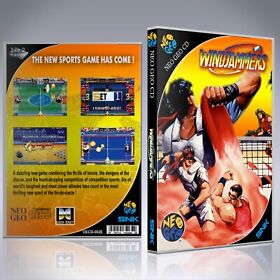Neo Geo CD Custom Case - NO GAME - Windjammers