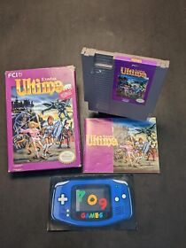Ultima: Exodus (Nintendo Entertainment System, 1989) NES CIB COMPLETE