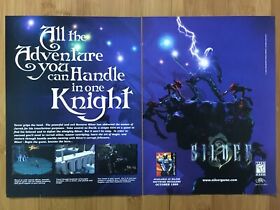 Silver PC Dreamcast 1999 Vintage Print Ad/Poster Art Official RPG Promo Rare