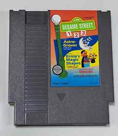 Sesame Street 123 NES -(Nintendo Entertainment System, 1989) - Loose - Authentic