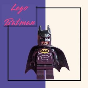 LEGO Batman Black Suit Minifigure Figure Minifig 7781 7783 7785 DC Toy