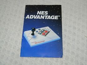 Vintage NES Advantage Controller for Nintendo NES Instruction Manual ONLY