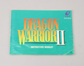 Dragon Warrior II 2 Nintendo NES Enix RPG Instruction Manual Booklet Only