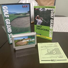 US Seller! 1991 GOLF GRAND SLAM Japanese Famicom Nintendo 2455 FC