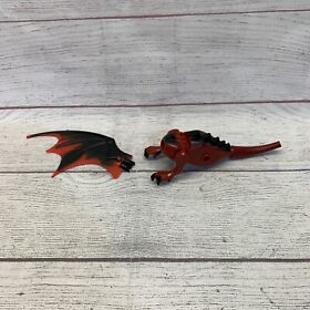 PARTS for LEGO Castle Fantasy Era Red Black Dragon WING Arms Tail Body ONLY 7093