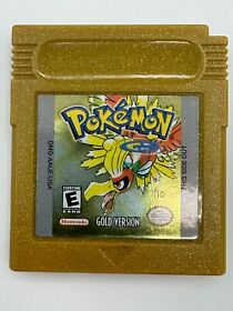 Nintendo Gameboy Color Pokemon Gold Version Authentic Cartridge