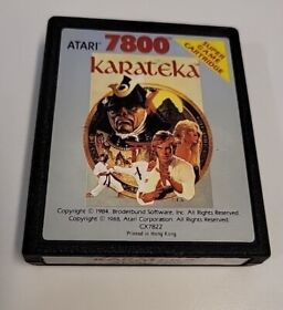 KARATEKA ATARI 7800 VIDEO GAME CARTRIDGE ONLY.  Tested And Works. 
