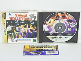 Sega Saturn VIRTUAL VOLLEYBALL with SPINE * ss