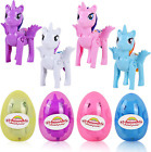 Unicorn Toys for Girls 3-8, 4 Pack Easter Eggs, Birthday & Christmas Gifts, -