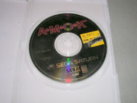 AMOK A.M.O.K. (Sega Saturn SAT) Game Disc Only, No Case or Manual