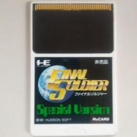 Pc Engine Final Soldier Special Version Novelty