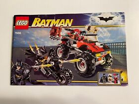 Lego Batman set 7886 The Batcycle: Harley Quinn's Hammer Truck *100% COMPLETE!*