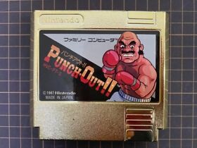 Mike Tyson's Punch Out GOLD Nintendo Famicom FC NES From Japan Japanese Tested