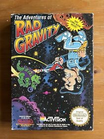 Rad Gravity For Nintendo / NES Boxed With Manual Good Condition 