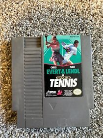Evert & Lendl Top Players Tennis Nintendo NES Original Game 