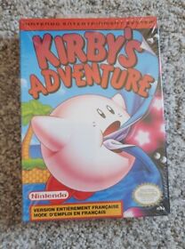 Kirby's Adventure French Version for NES Nintendo Brand New Factory Sealed Mint