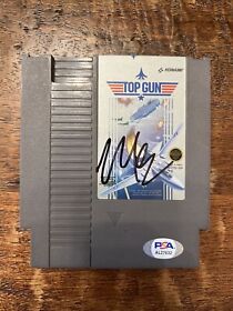Miles Teller Signed Top Gun Nintendo NES Video Game PSA DNA Coa Autographed