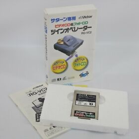 Sega Saturn TWIN OPERATOR Video CD & Photo CD RG-VC2 Boxed JAPAN 2405