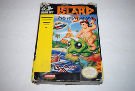 Adventure Island 3 Nintendo NES Video Game Cart w/ Box
