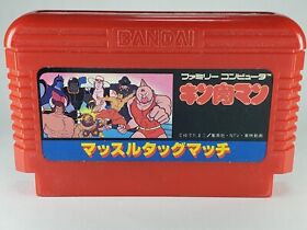 Kinnikuman Muscle Tag Match BANDAI Famicom FC NES Nintendo  Used Video Games JP